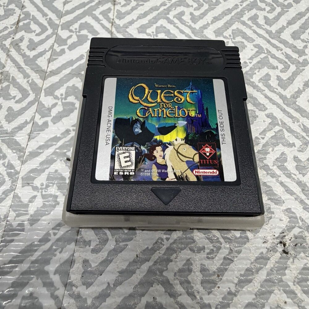 Quest for Camelot Nintendo Game Boy / Color GBC Authentic Tested With Case EUC